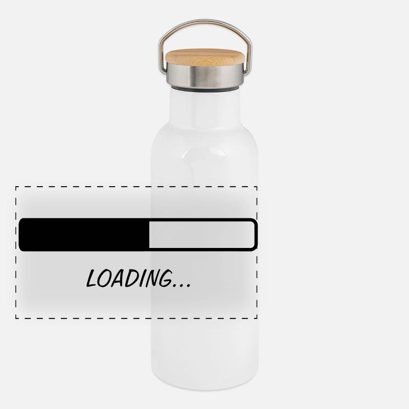 Loading... Panorama Thermosflasche mit Bambusdeckel