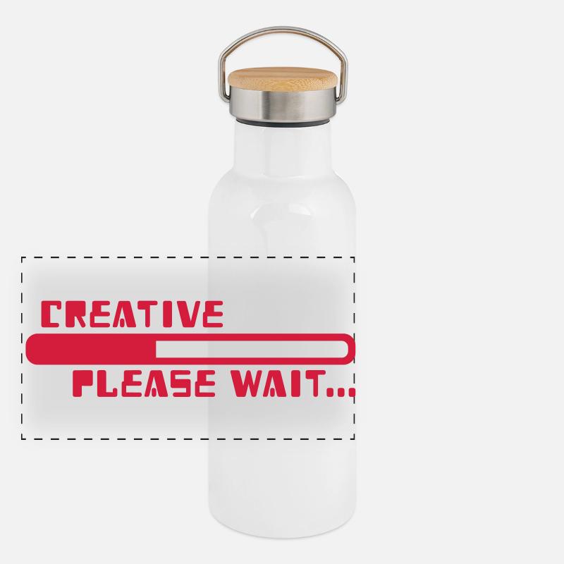 creative Gourde isotherme avec bouchon en bambou