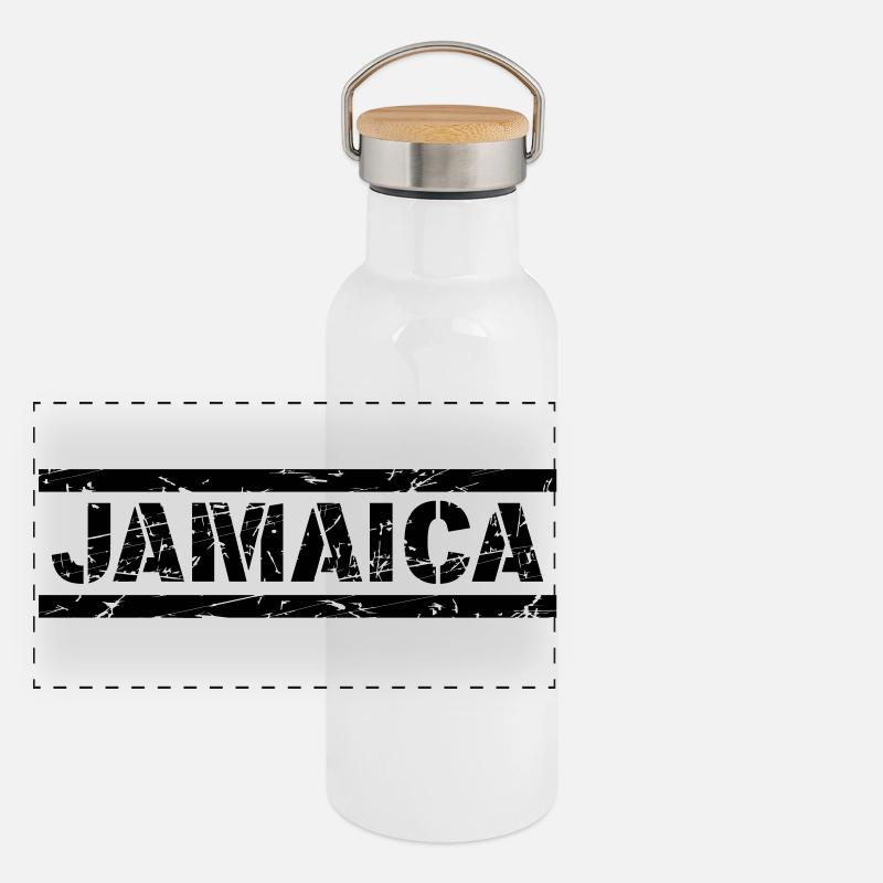 Jamaica Panoramic Thermal Bottle with Bamboo Lid