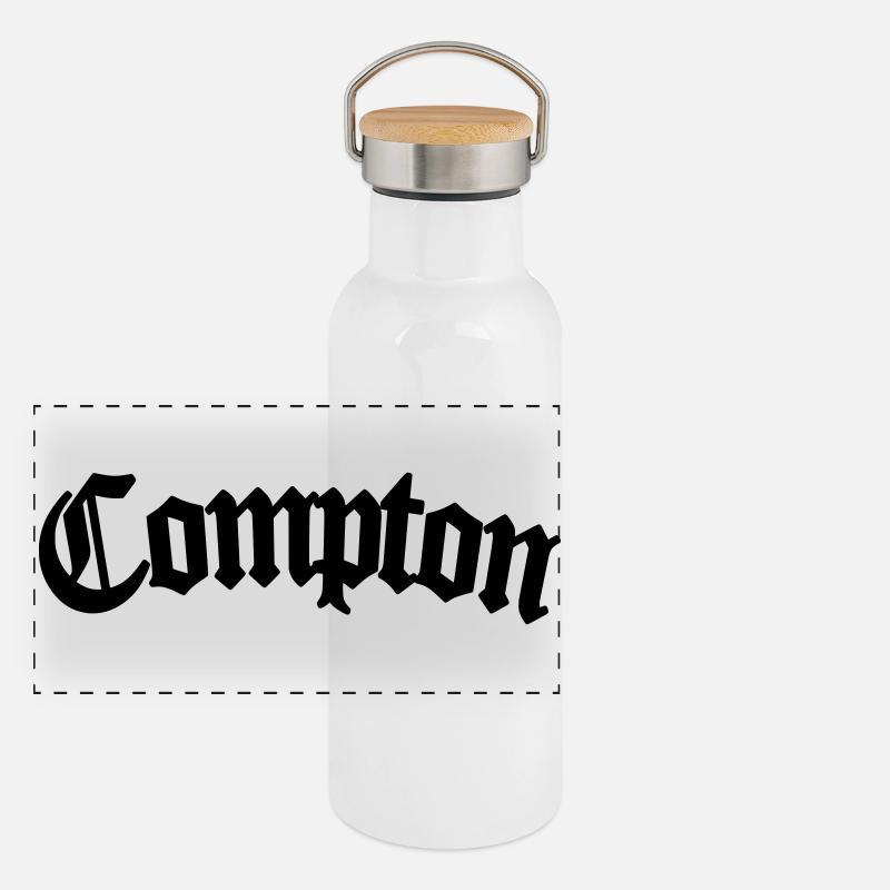 Compton Gourde isotherme avec bouchon en bambou