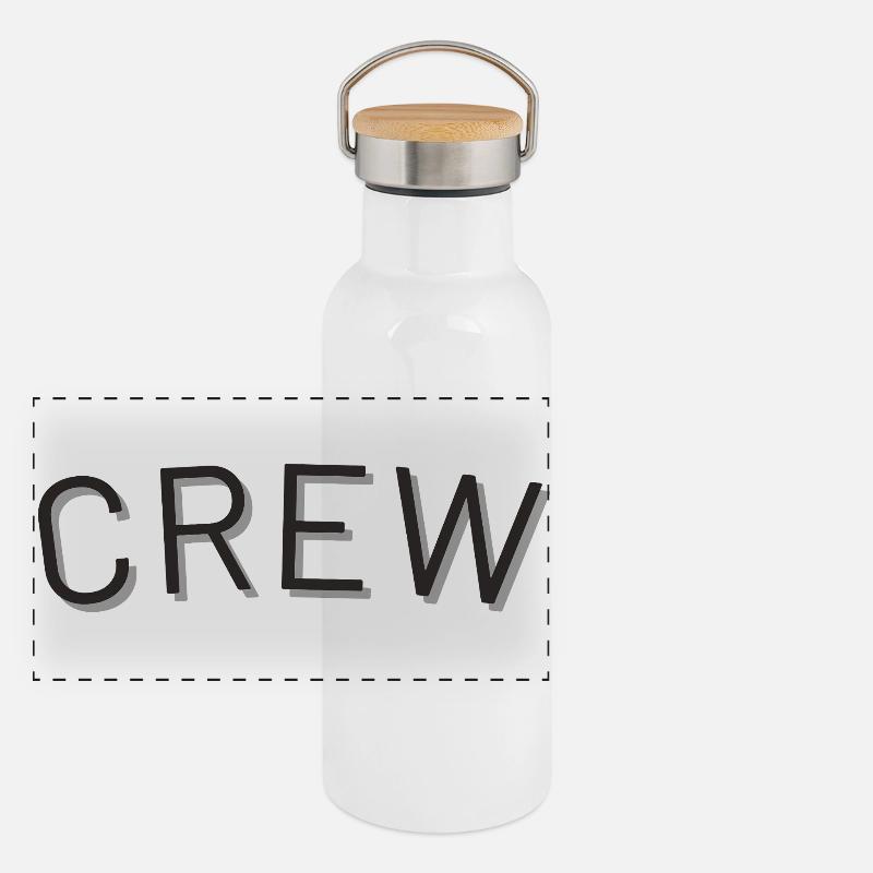 crew Panoramic Thermal Bottle with Bamboo Lid