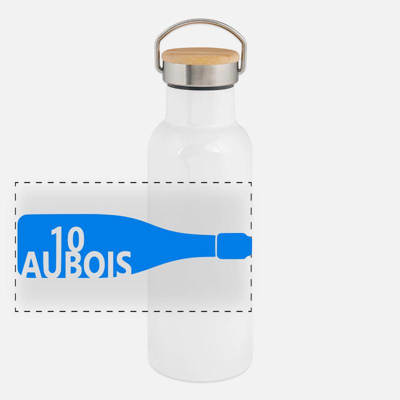 Aube 10 Panorama Thermosflasche mit Bambusdeckel