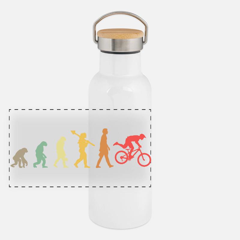 Vélo de VTT Evolution Gourde isotherme avec bouchon en bambou