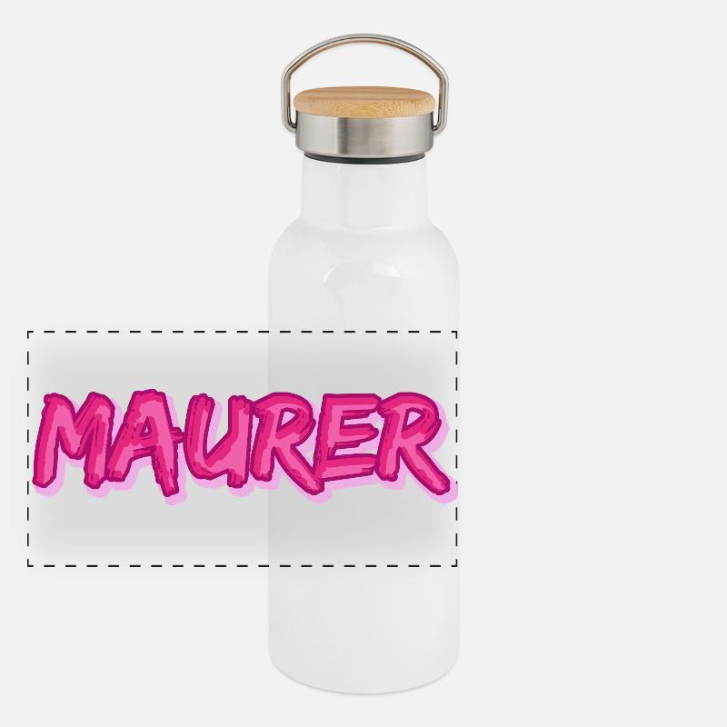 Maurer as a comic Panoramic Thermal Bottle with Bamboo Lid