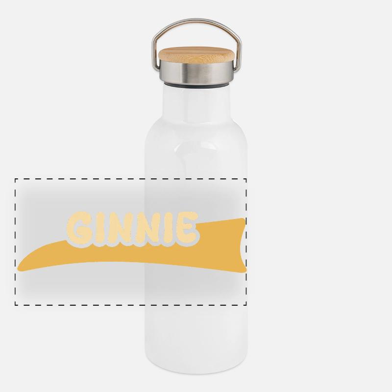 Ginnie as a given name Panoramic Thermal Bottle with Bamboo Lid