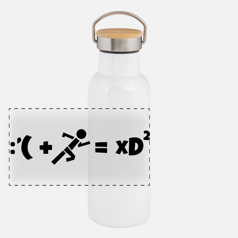 Formule Runner Gourde isotherme avec bouchon en bambou