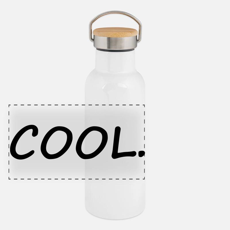 Panorama Thermosflasche mit Bambusdeckel