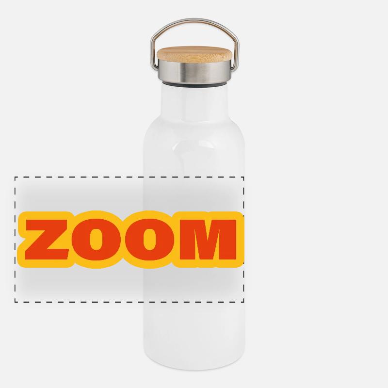 Panorama Thermosflasche mit Bambusdeckel