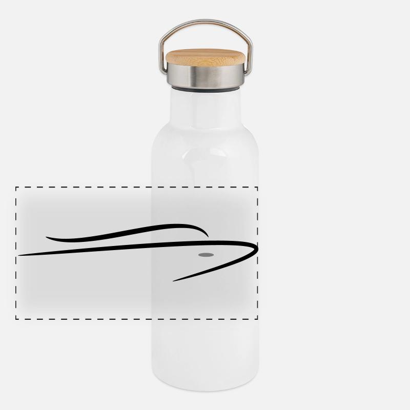 Boat Panoramic Thermal Bottle with Bamboo Lid