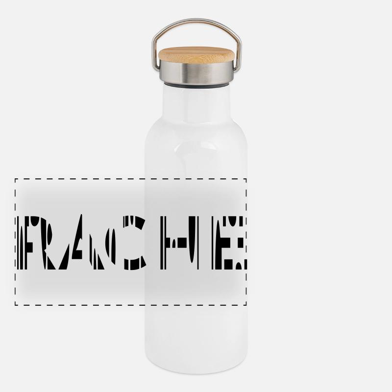 Rache Panorama Thermosflasche mit Bambusdeckel