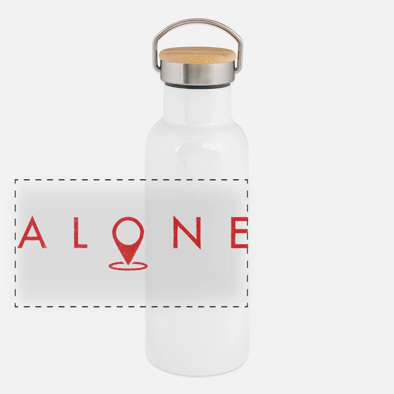 alone Panoramic Thermal Bottle with Bamboo Lid