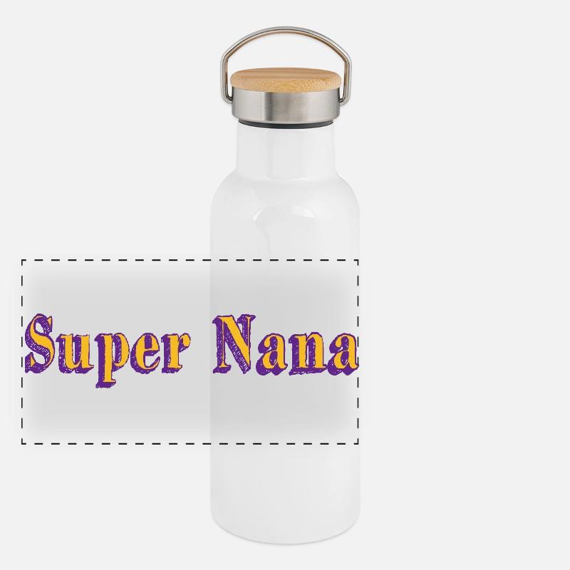 Super Nana Panoramic Thermal Bottle with Bamboo Lid