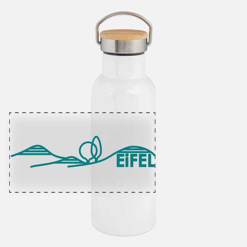 EiFEL Panorama Thermosflasche mit Bambusdeckel