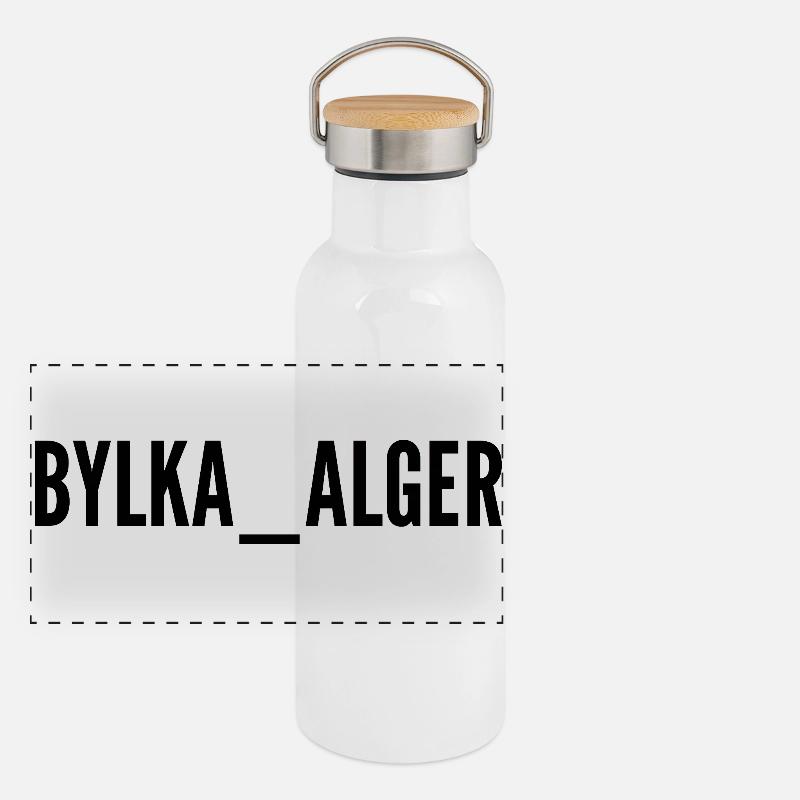 BYLKA_ALGER Gourde isotherme avec bouchon en bambou