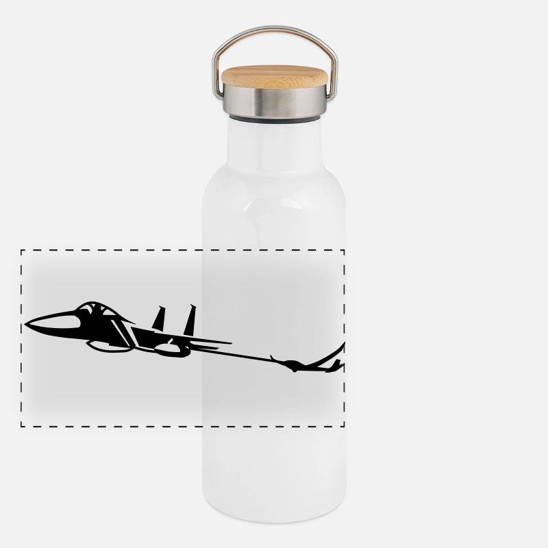 Planeur Gourde isotherme avec bouchon en bambou