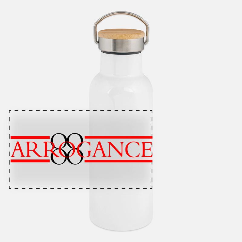 Panorama Thermosflasche mit Bambusdeckel
