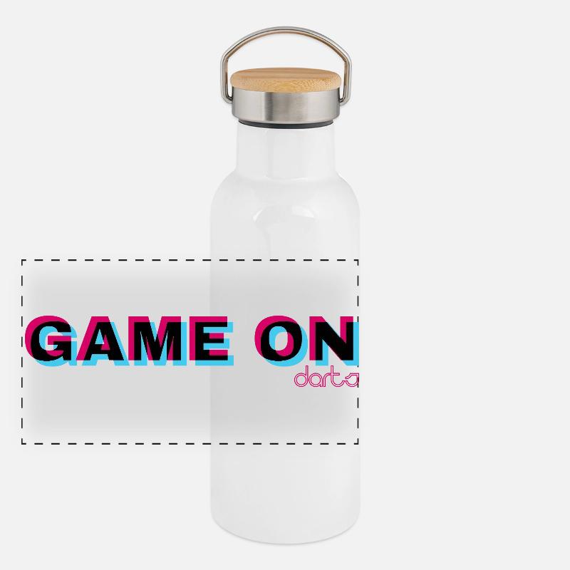 JEU ON Gourde isotherme avec bouchon en bambou