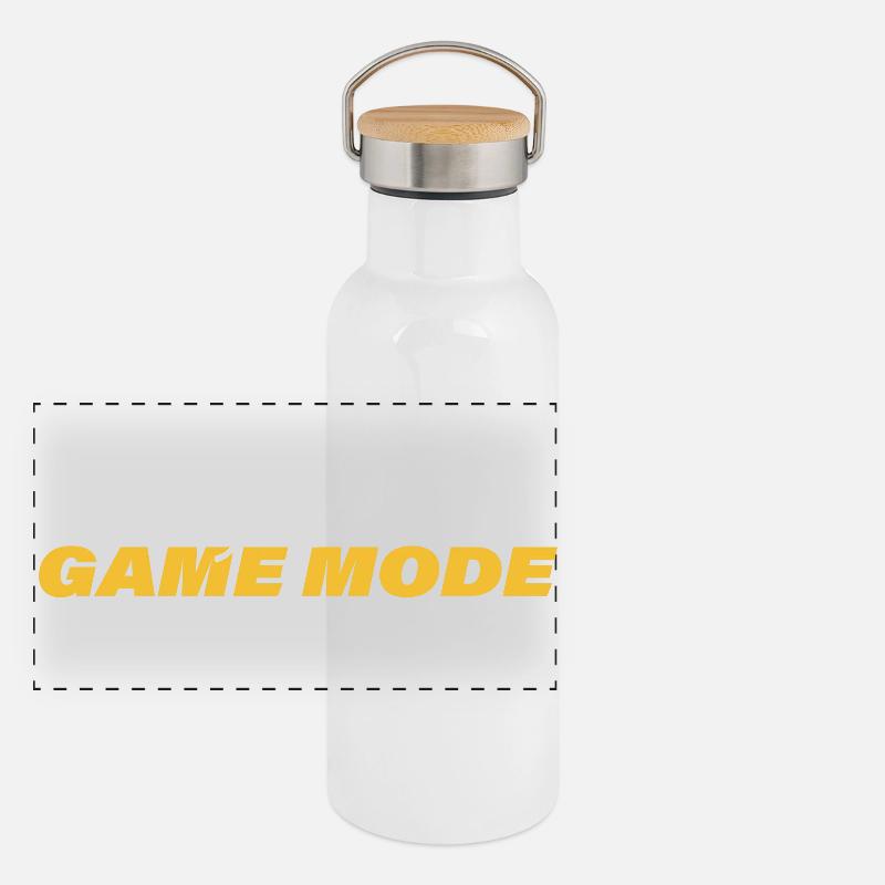 ALWAYS IN GAME MODE Panoramic Thermal Bottle with Bamboo Lid