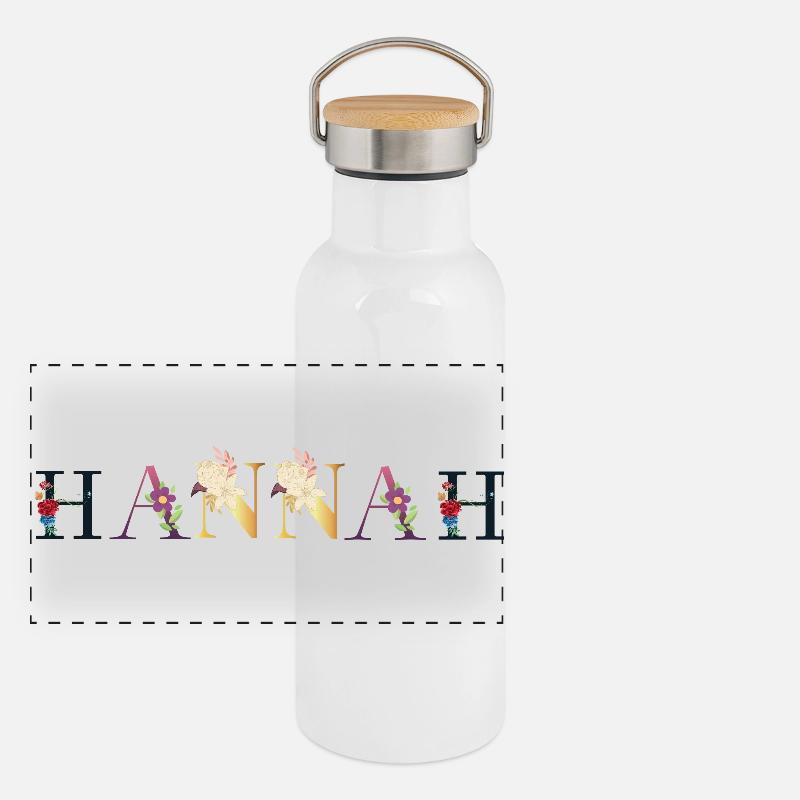 Hannah Gourde isotherme avec bouchon en bambou