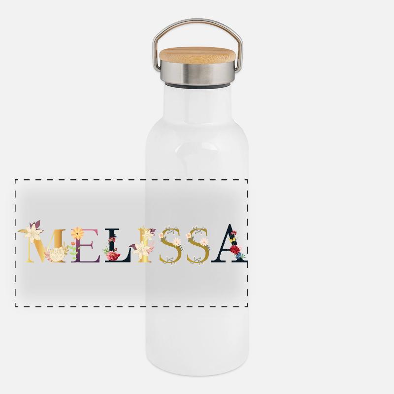 Mélissa Gourde isotherme avec bouchon en bambou