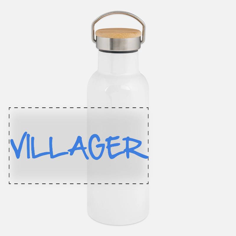 VILLAGER Panoramic Thermal Bottle with Bamboo Lid
