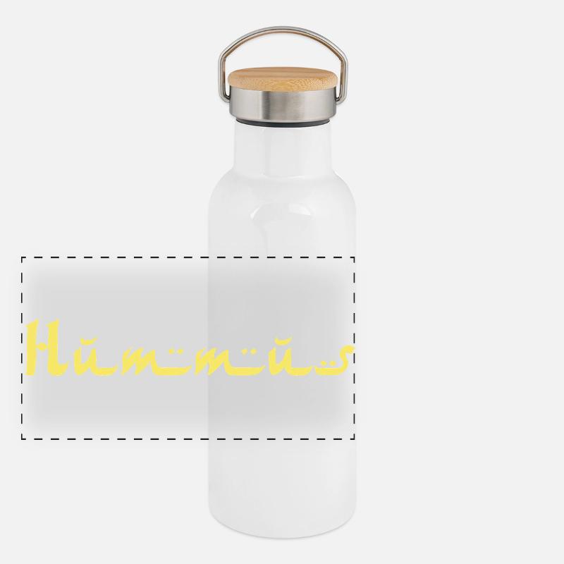 Hummus Panoramic Thermal Bottle with Bamboo Lid