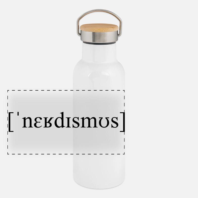 Panorama Thermosflasche mit Bambusdeckel
