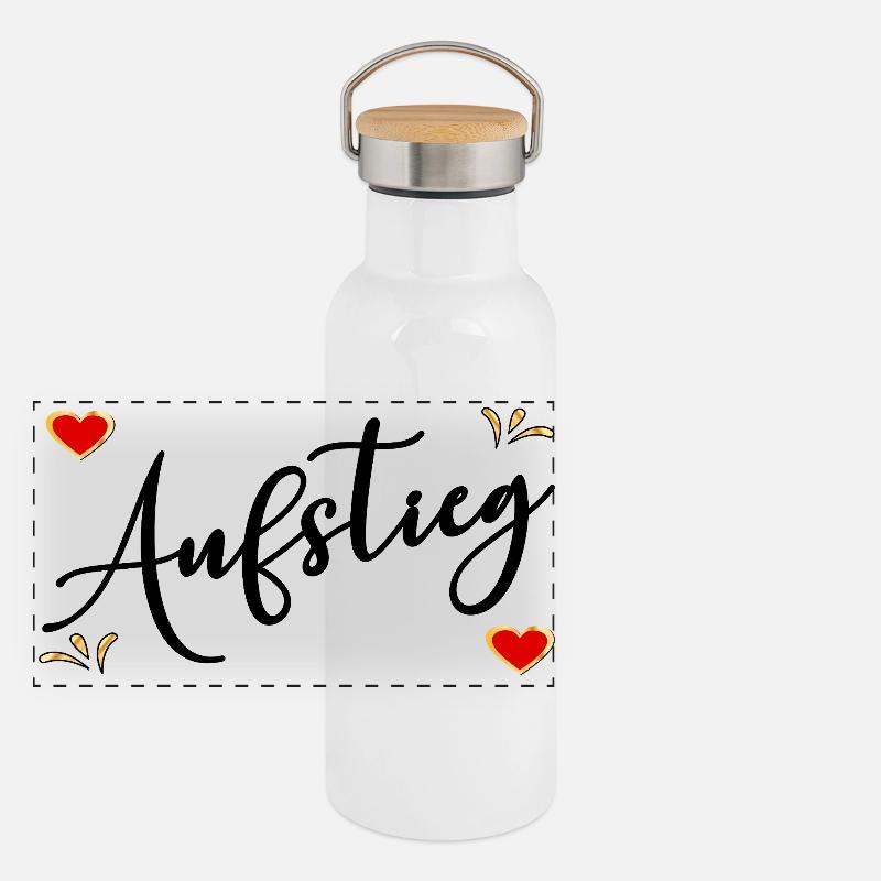 AUFSTIEG Panorama Thermosflasche mit Bambusdeckel