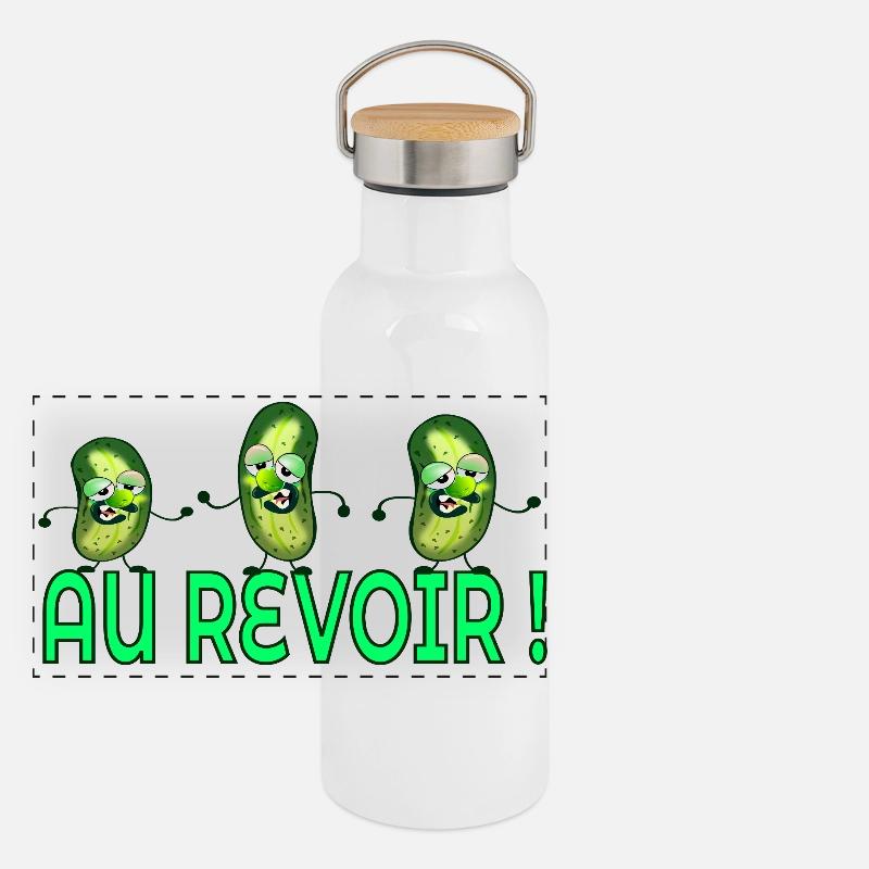 Goodbye Colleagues - PICKLES Panoramic Thermal Bottle with Bamboo Lid