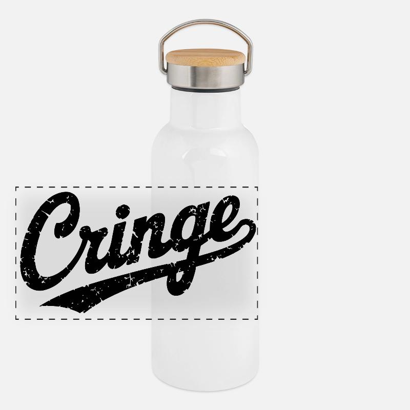 Saying Panoramic Thermal Bottle with Bamboo Lid