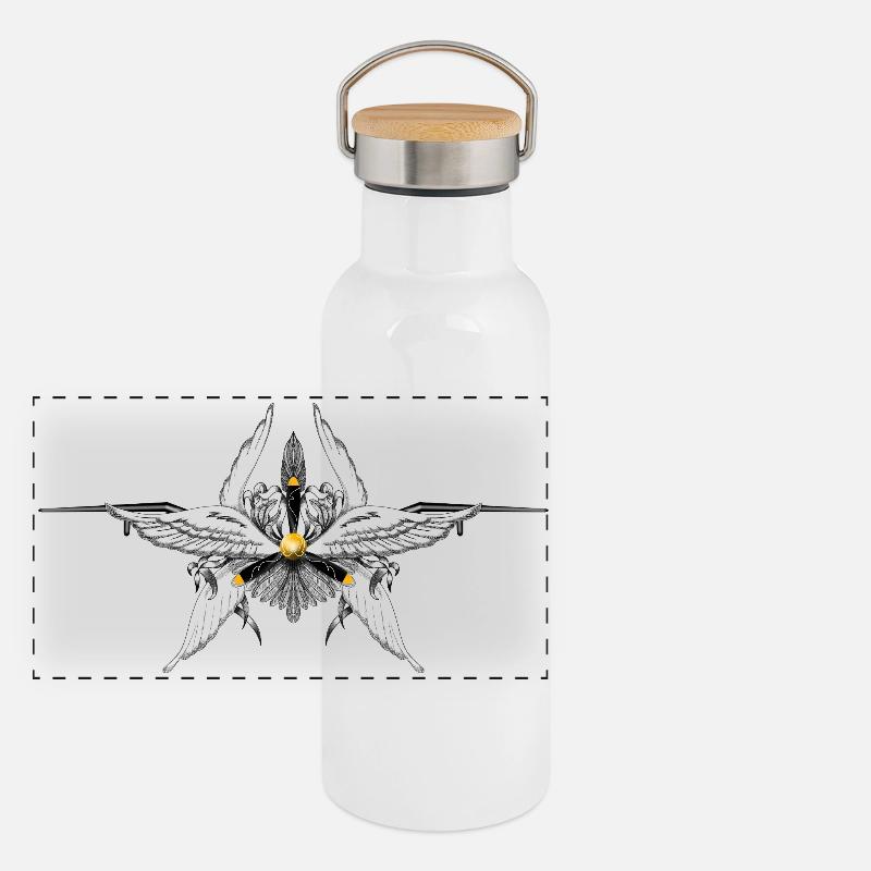 pilot Panoramic Thermal Bottle with Bamboo Lid