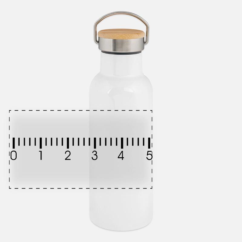 ruler Panoramic Thermal Bottle with Bamboo Lid