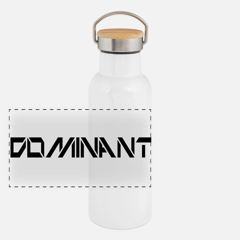 Panorama Thermosflasche mit Bambusdeckel