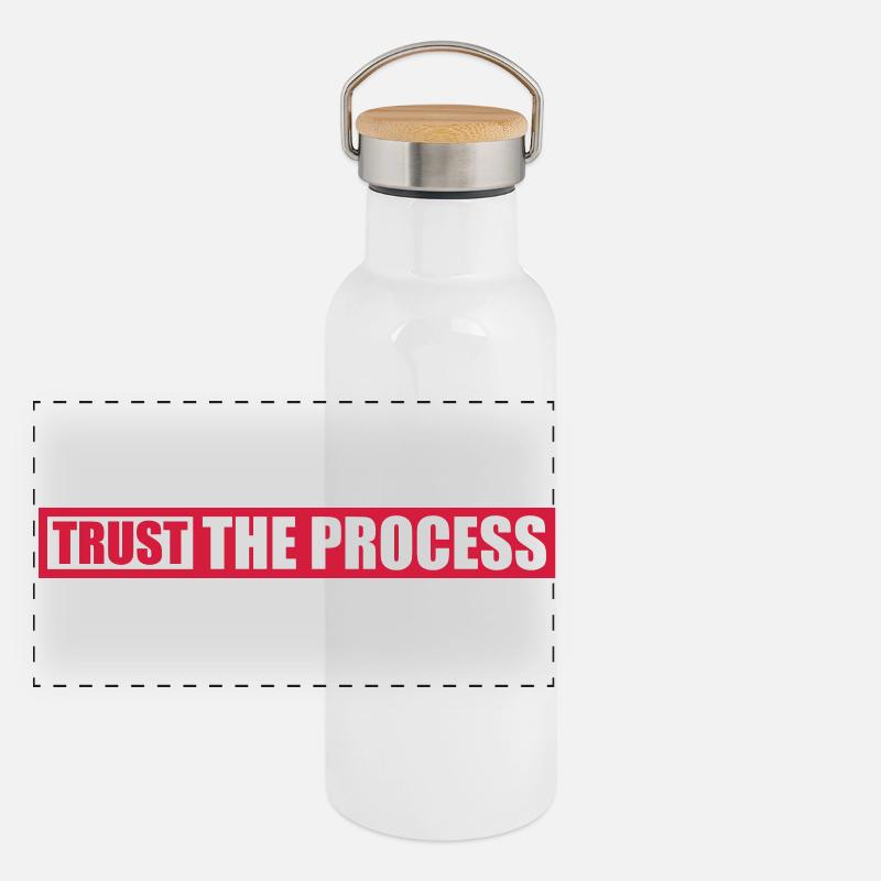 faire confiance au processus Devis Gourde isotherme avec bouchon en bambou