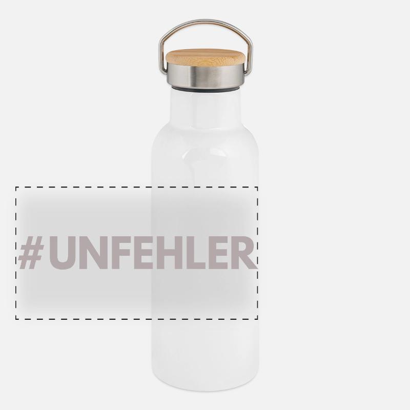 Panorama Thermosflasche mit Bambusdeckel
