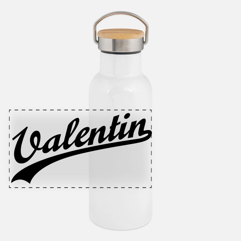 Valentin Panorama Thermosflasche mit Bambusdeckel