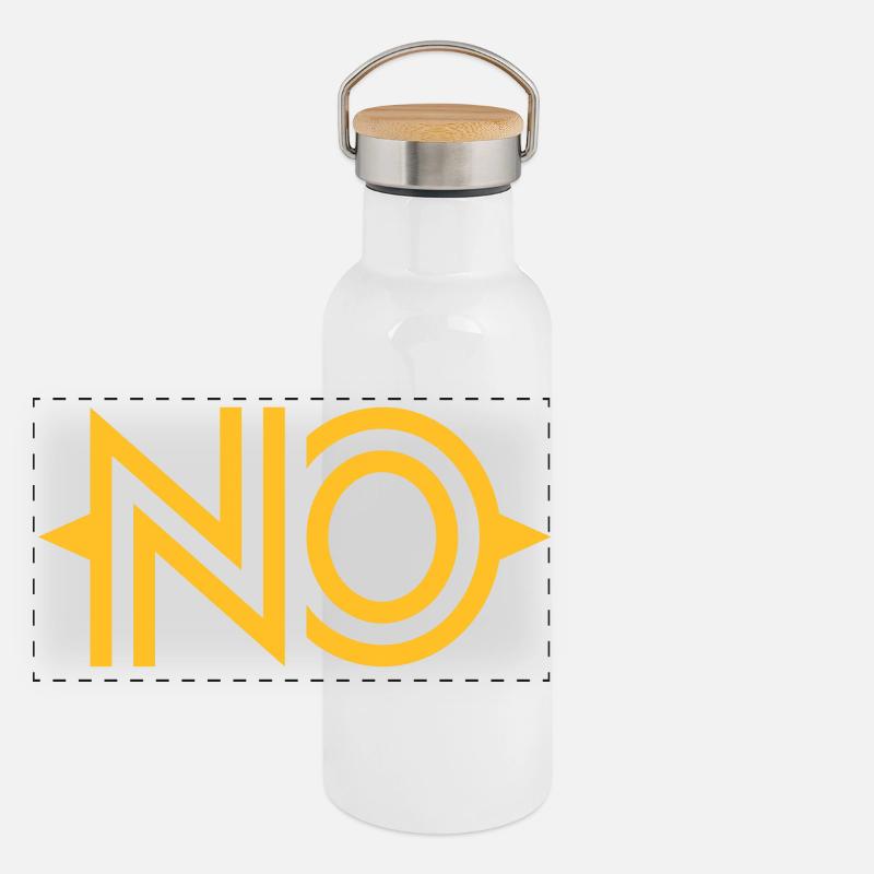 NEIN Panorama Thermosflasche mit Bambusdeckel