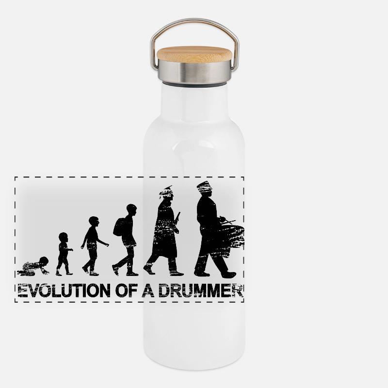 Development of a drummer Panoramic Thermal Bottle with Bamboo Lid