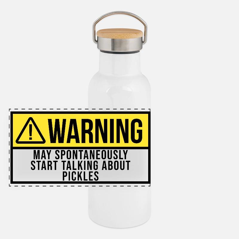 Pickle Panoramic Thermal Bottle with Bamboo Lid