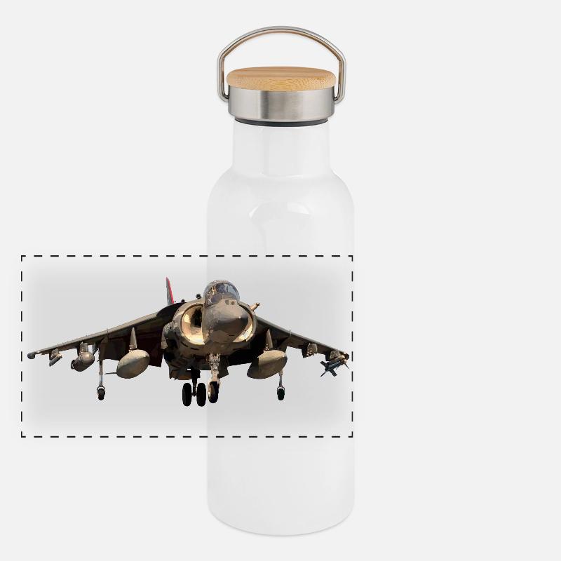 Harrier Gourde isotherme avec bouchon en bambou