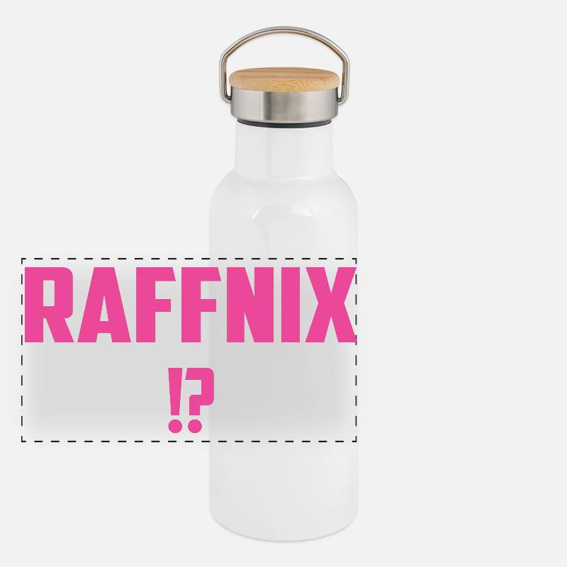 Raffnix Panorama Thermosflasche mit Bambusdeckel