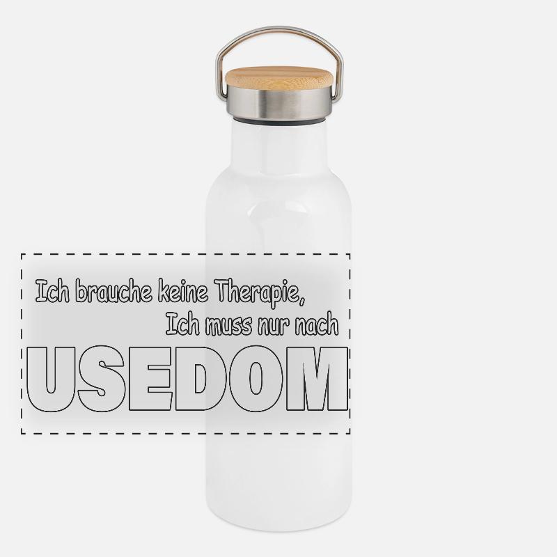 Therapy USEDOM Panoramic Thermal Bottle with Bamboo Lid