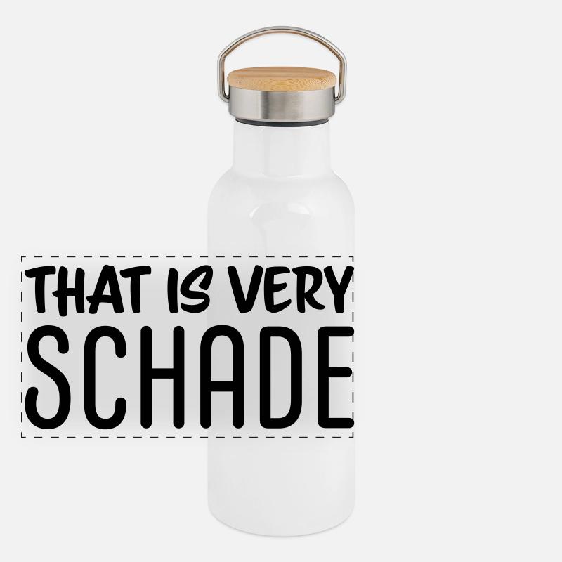 That is very schade Panorama Thermosflasche mit Bambusdeckel