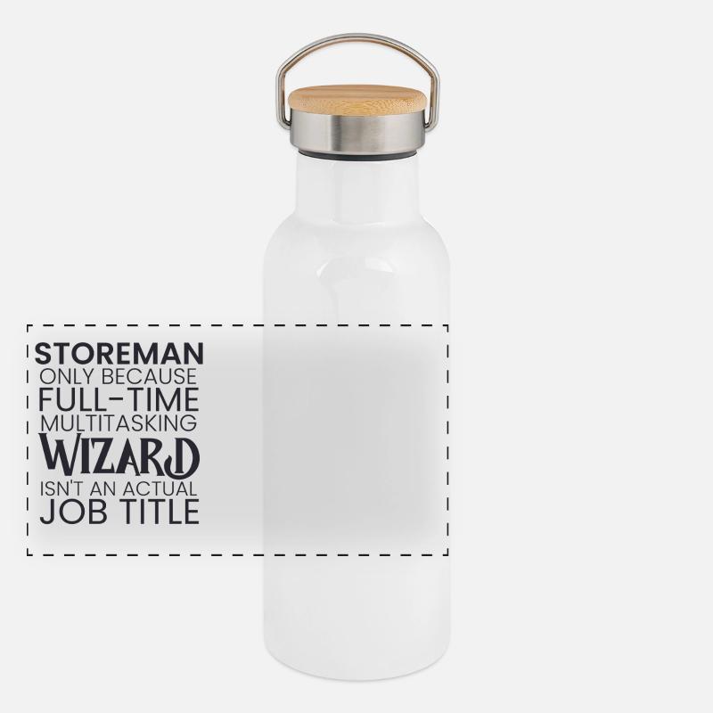 Storeman multitasking Wizard Panoramic Thermal Bottle with Bamboo Lid