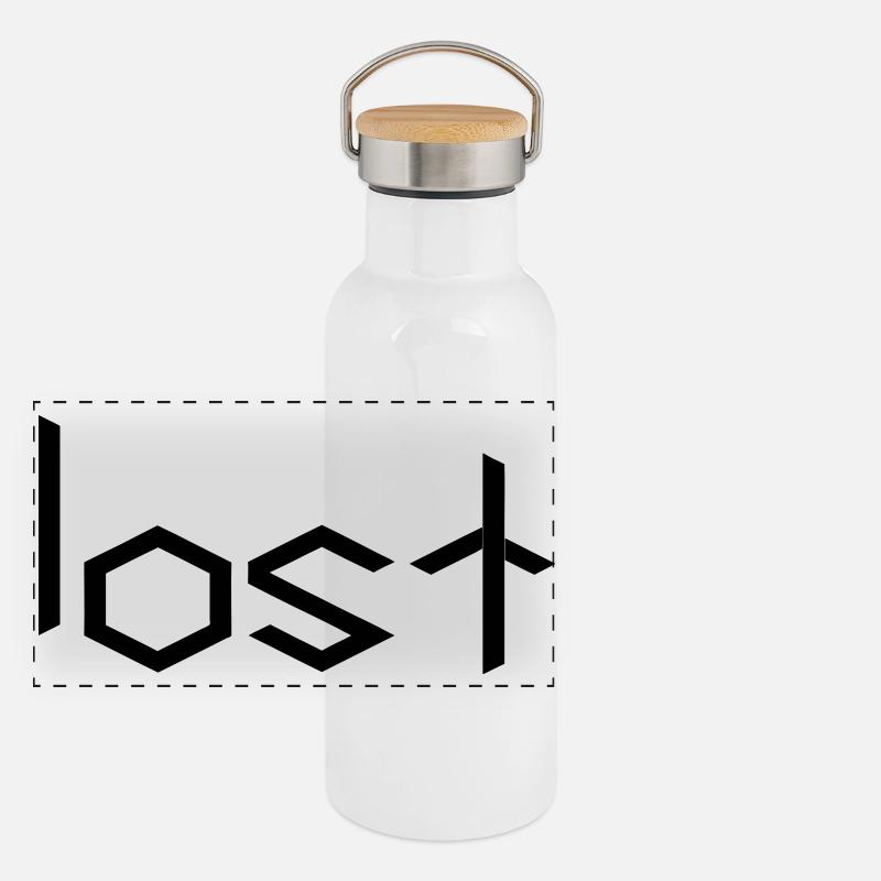 lost Panorama Thermosflasche mit Bambusdeckel