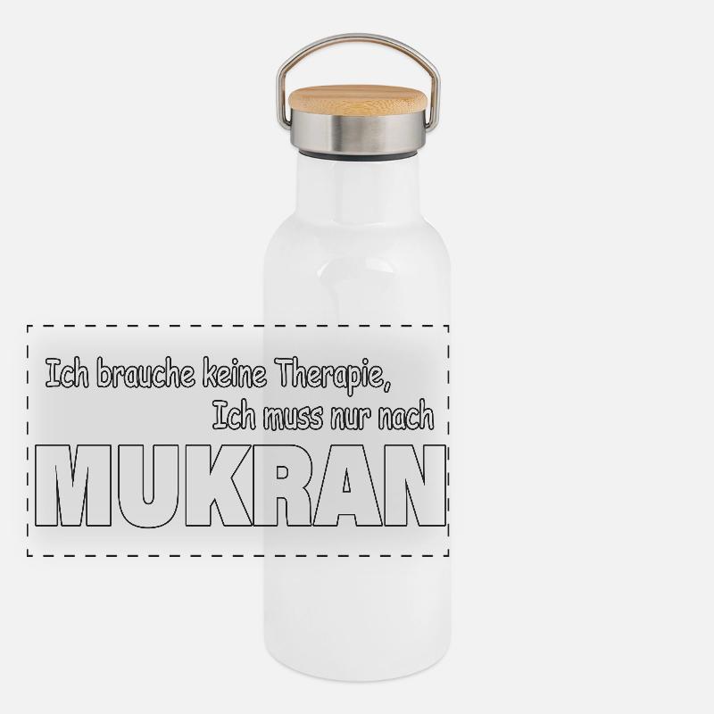 Therapy MUKRAN Panoramic Thermal Bottle with Bamboo Lid