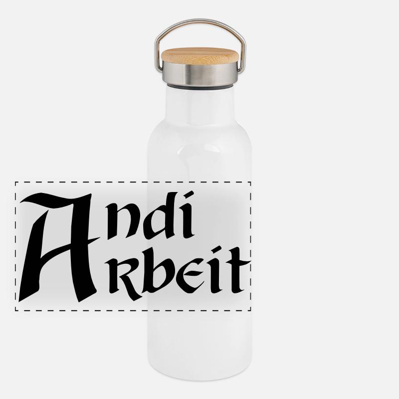 Andi work Panoramic Thermal Bottle with Bamboo Lid