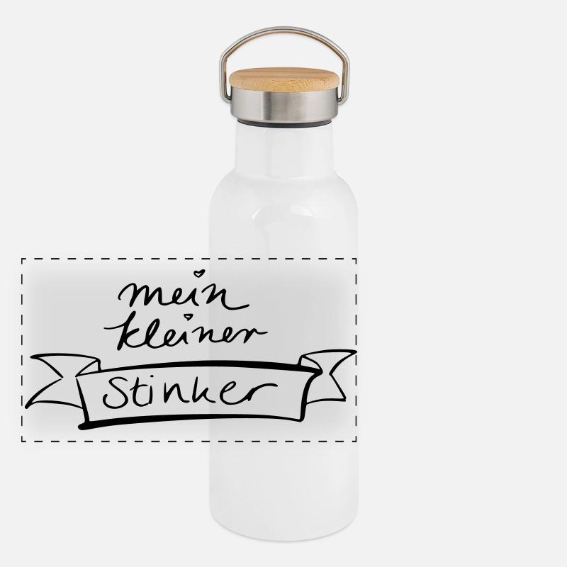 mein kleiner Stinker Panorama Thermosflasche mit Bambusdeckel