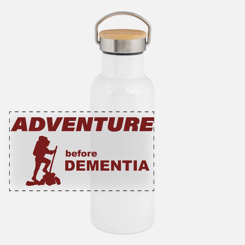 CLIMBING ADVENTURE Panoramic Thermal Bottle with Bamboo Lid