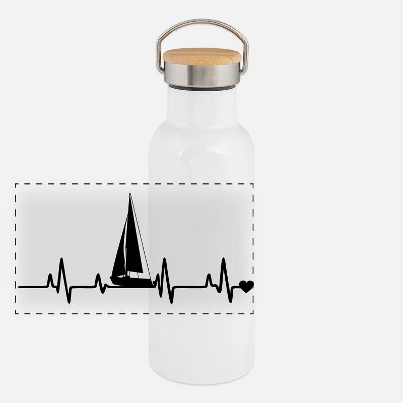 Sail Panorama Thermosflasche mit Bambusdeckel